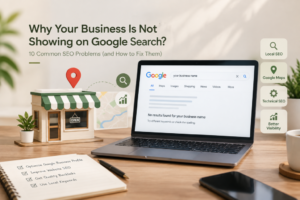 Why Your Business Is Not Showing on Google with SEO solutions