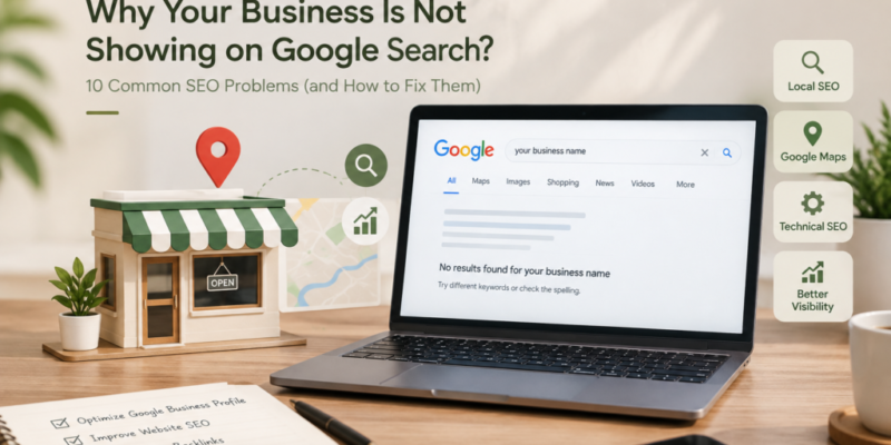 Why Your Business Is Not Showing on Google with SEO solutions